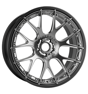 BBS CH-RII Unlimited K2 Diamond Grey glanz / schwarz seidenmatt Alloy Wheel Product Image #1