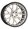 BBS CH-RII Unlimited K2 weißgold seidenmatt / schwarz seidenmatt Wheel Img 1