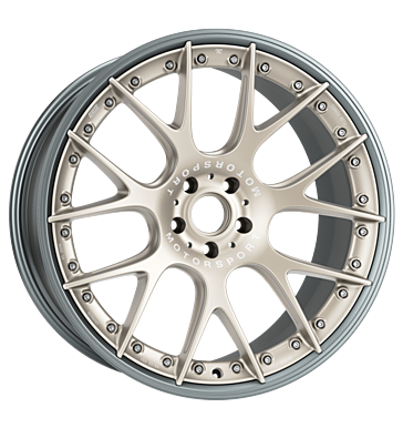 BBS CH-RII Unlimited K2 weißgold seidenmatt / titan seidenmatt Alloy Wheel Product Image #1