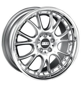 19" BBS CK II Brilliant Silver alloy wheel