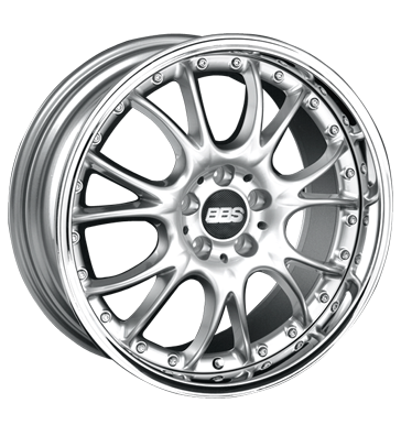BBS CK II Brilliant Silver Alloy Wheel Product Image #1