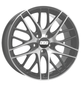 19" BBS CS Matt Anthracite Diamond Cut alloy wheel