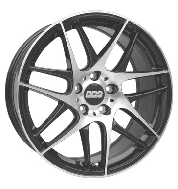 BBS CX-R Gloss Black Diamond Cut Alloy Wheel Product Image #2