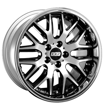 BBS CY II Black Polished Alloy Wheel Product Image #1