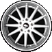 BBS PL5 Silver Painted Wheel Img 1