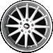 BBS PL5 Silver Painted Alloy Wheel Product Image #1