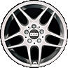 BBS RA Brilliant Silver Alloy Wheel Product Image #1