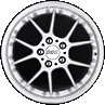 BBS RK II Brilliant Silver Alloy Wheel Product Image #1
