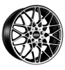 BBS RX-R Matt Black Diamond Cut Wheel Img 2