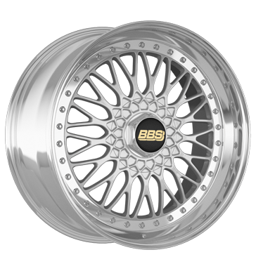 BBS Super RS Brilliant Silver Diamond Cut Alloy Wheel Product Image #2