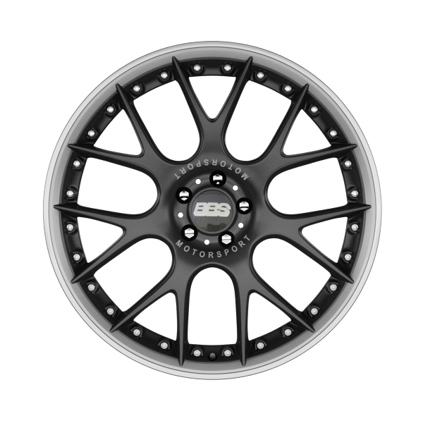 BBS CH-R II Matt Black/Titanium Alloy Wheel Product Image #1