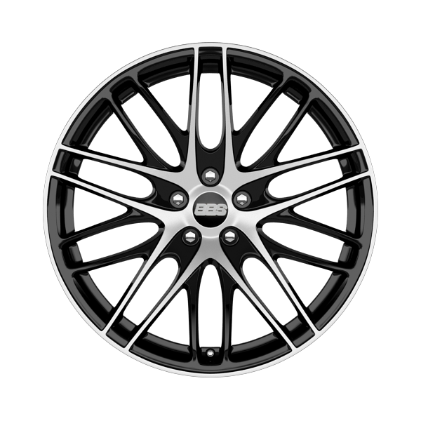 BBS CS Gloss Black Diamond Cut Alloy Wheel Product Image #1