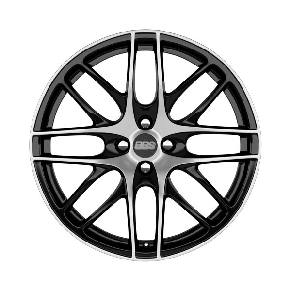 BBS CS Gloss Black Diamond Cut Alloy Wheel Product Image #1