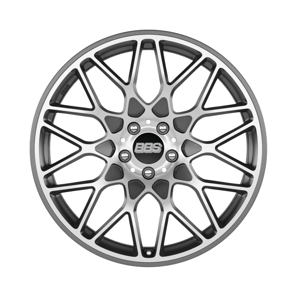 BBS RX-R Matt Black Diamond Cut Alloy Wheel Product Image #1