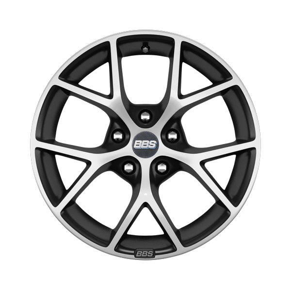 BBS SR Vulcano Gray Diamond Cut Alloy Wheel Product Image #1