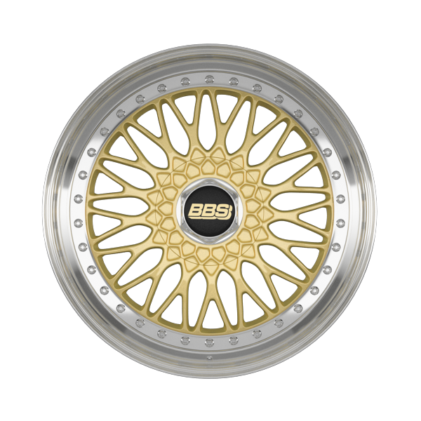 BBS Super RS Gold Diamond Cut Alloy Wheel Product Image #1