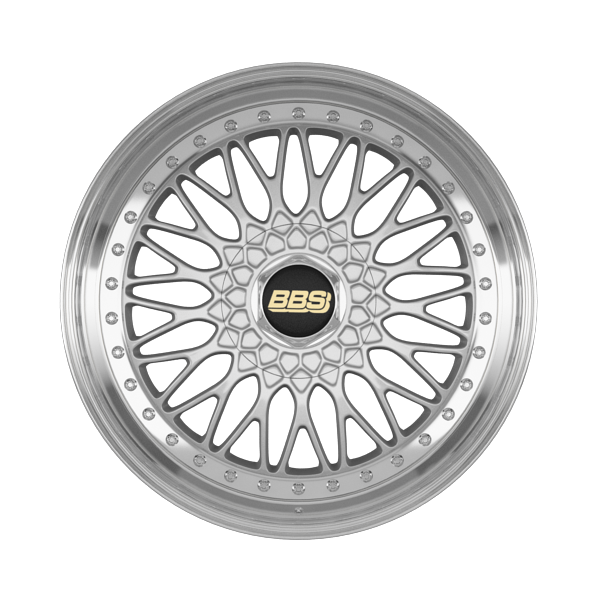 BBS Super RS Brilliant Silver Diamond Cut Alloy Wheel Product Image #1