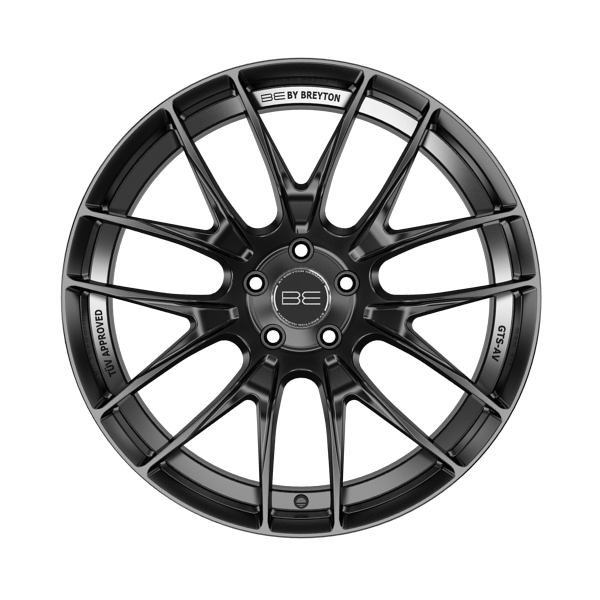 BE by Breyton GTS-AV Matt Black Polished Undercut Alloy Wheel Product Image #1
