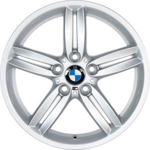 18" BMW 208M Silver alloy wheel