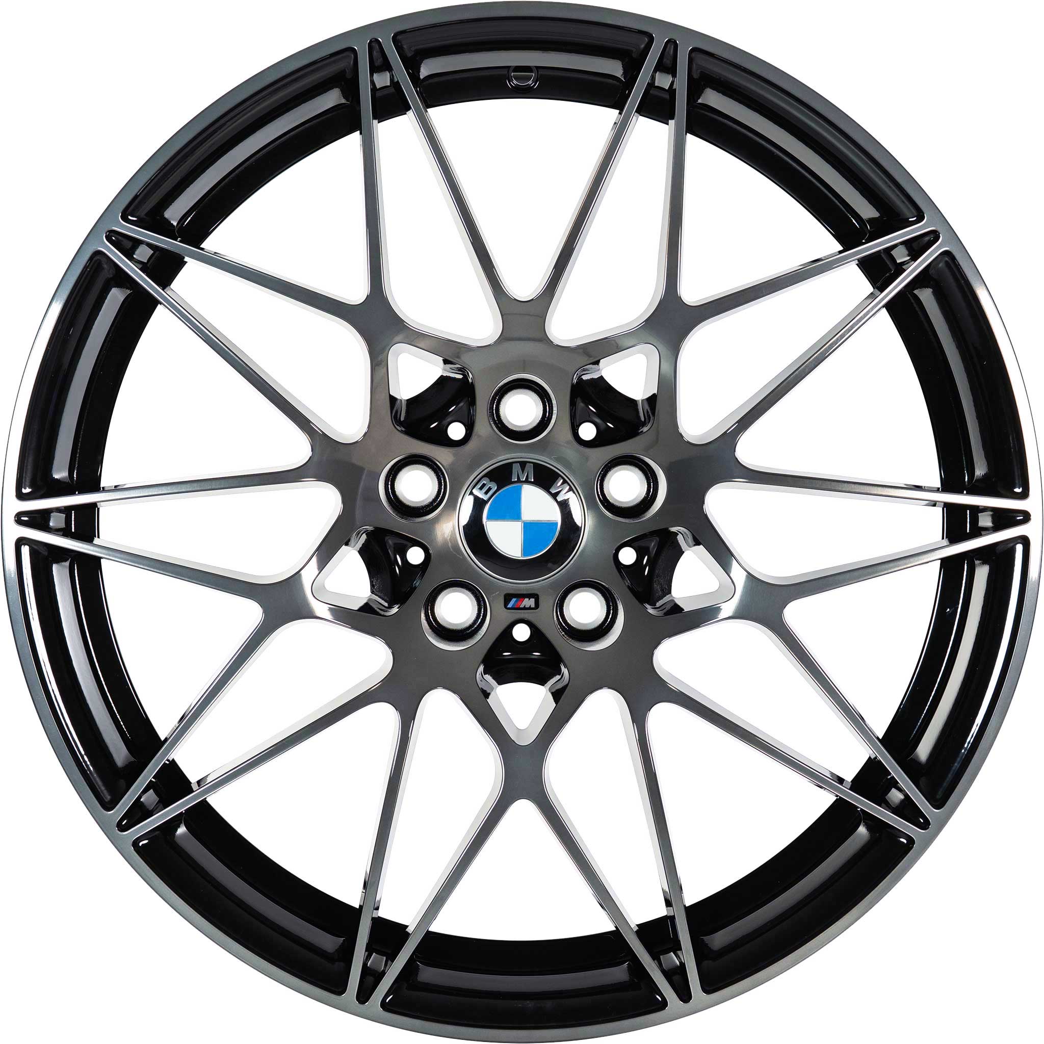 BMW 666M Forged Jet Black with Translucent Shadow Face Alloy Wheel Product Image #1