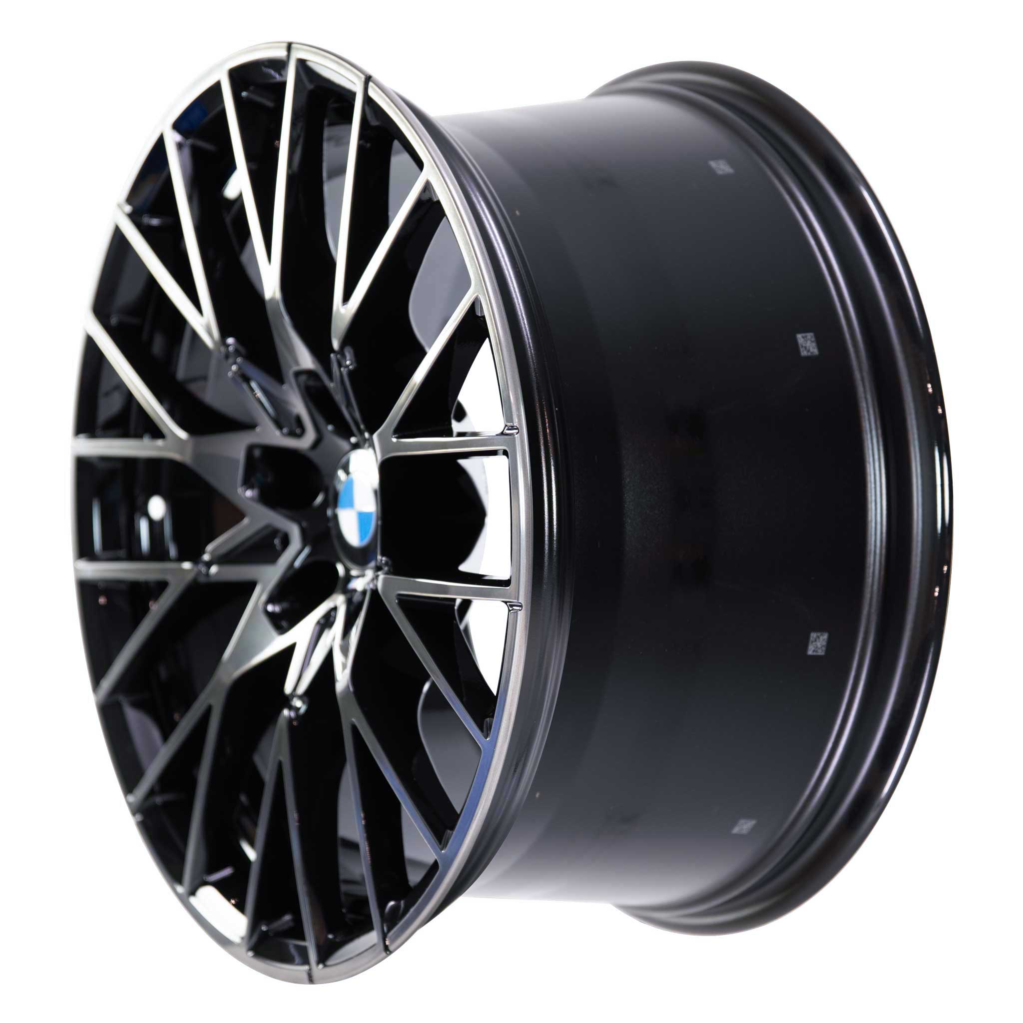 BMW 788M Jet Black with Translucent Bright Turned Alloy Wheel Product Image #2