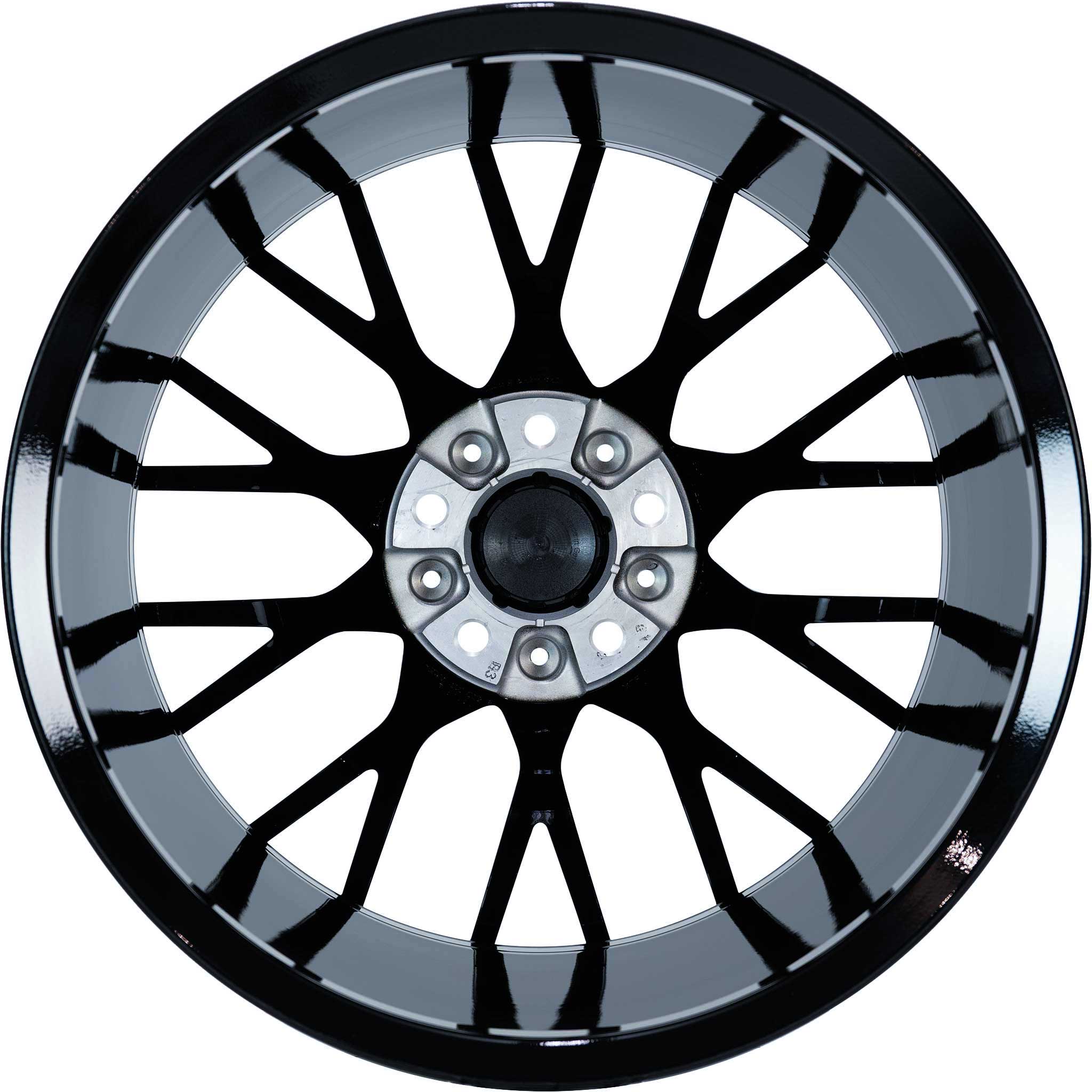 BMW 788M Jet Black with Translucent Bright Turned Alloy Wheel Product Image #3