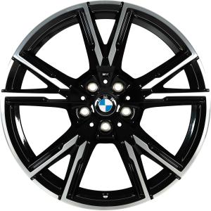 19" BMW 893M Jet Black with Bright Turned alloy wheel