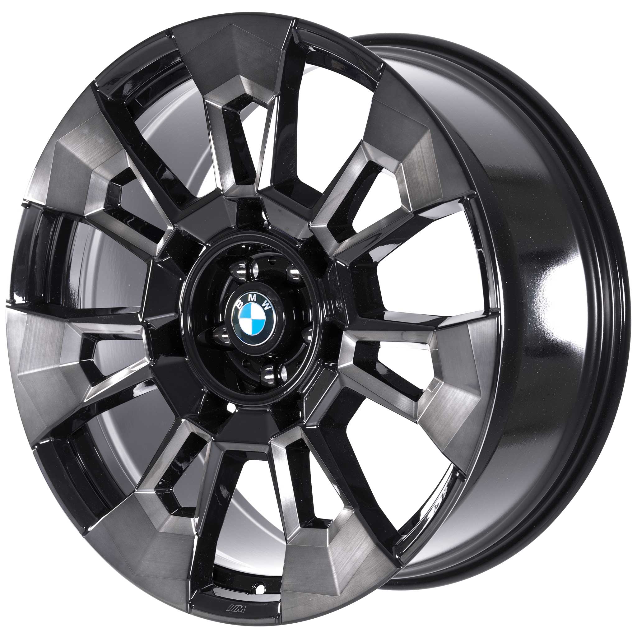 BMW 923M Black II Solid with Bright Turned Alloy Wheel Product Image #2