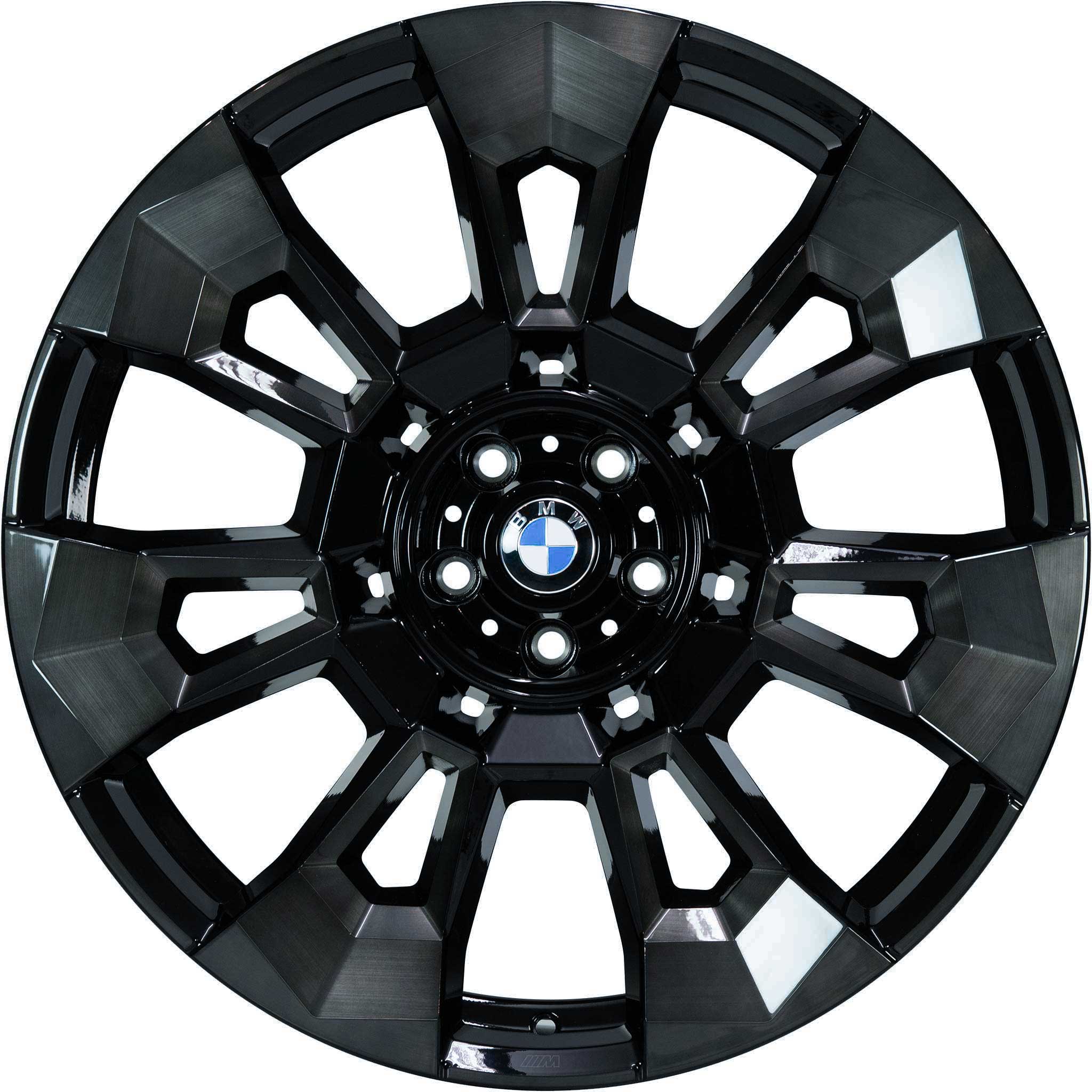 BMW 923M Black II Solid with Bright Turned Alloy Wheel Product Image #1
