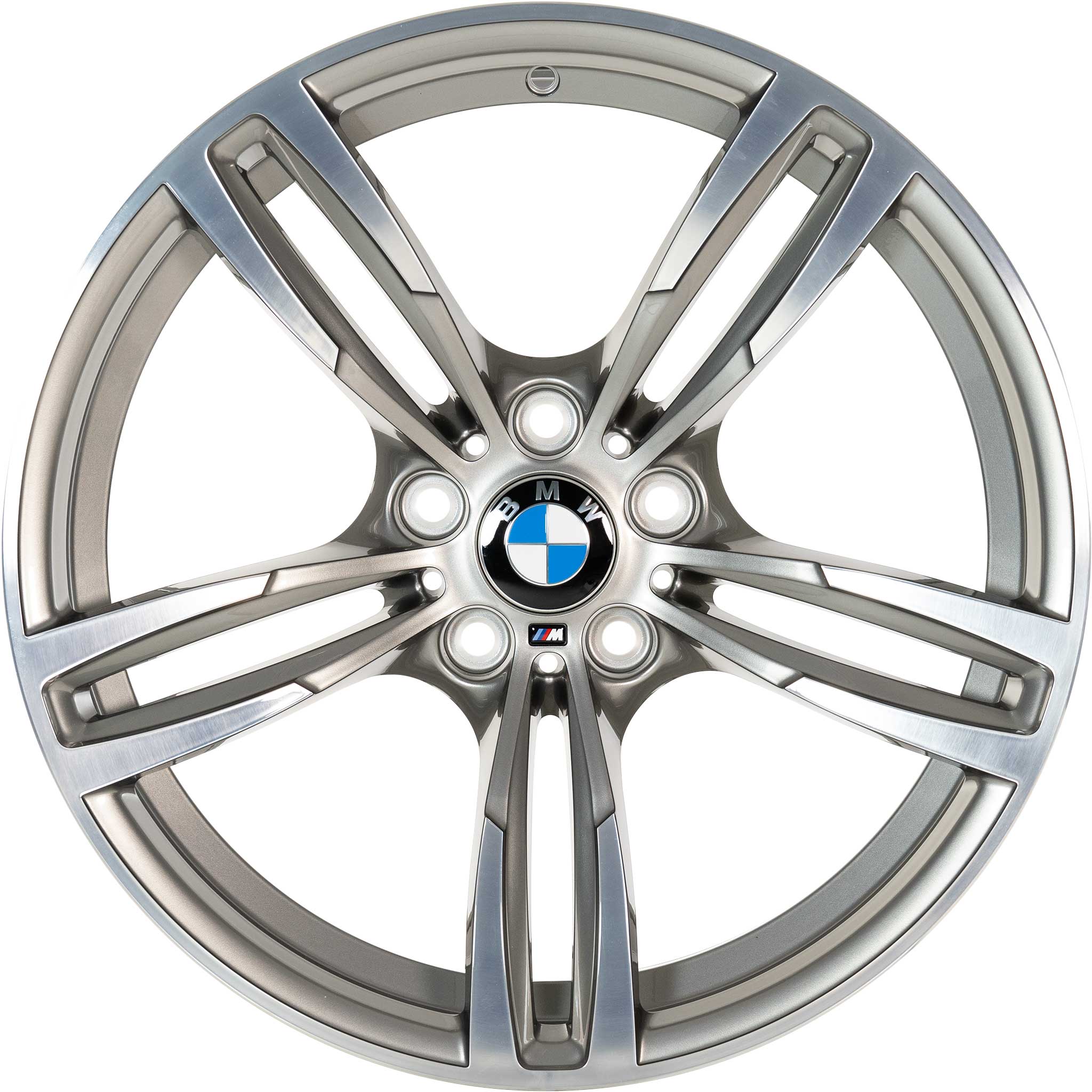BMW 437M Ferric Grey with Bright Turned Alloy Wheel Product Image #1
