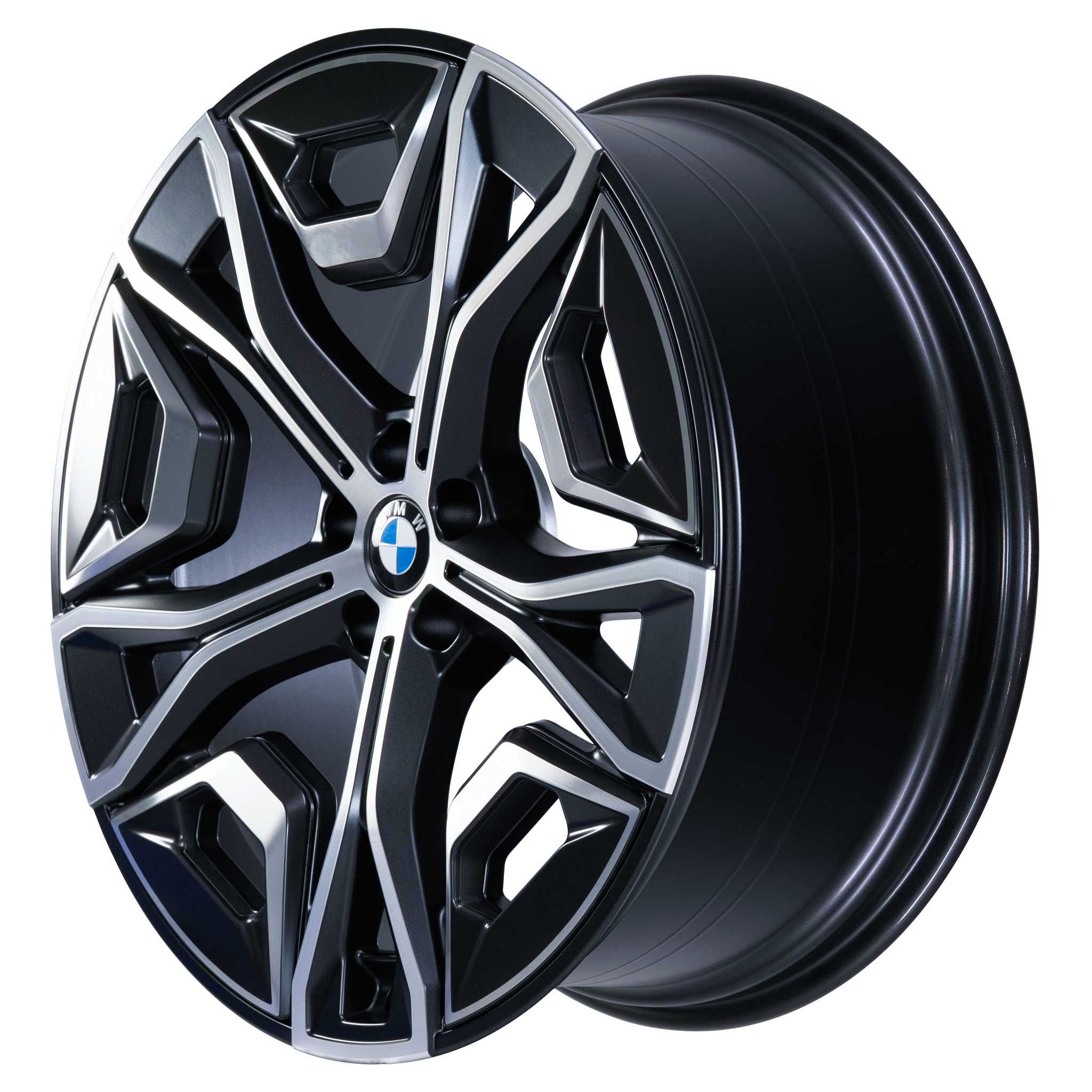 BMW 1021 Frozen Midnight with Bright Turned Alloy Wheel Product Image #2