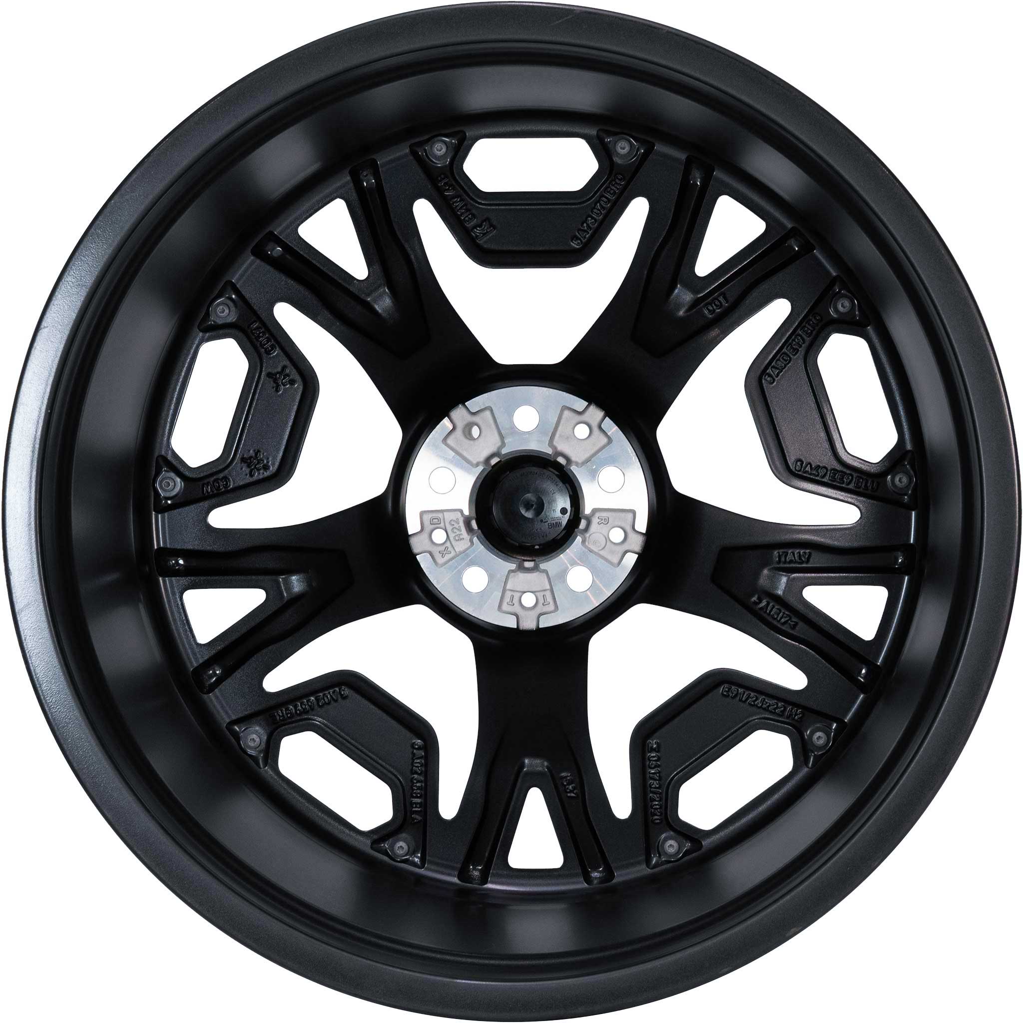 BMW 1021 Frozen Midnight with Bright Turned Alloy Wheel Product Image #3