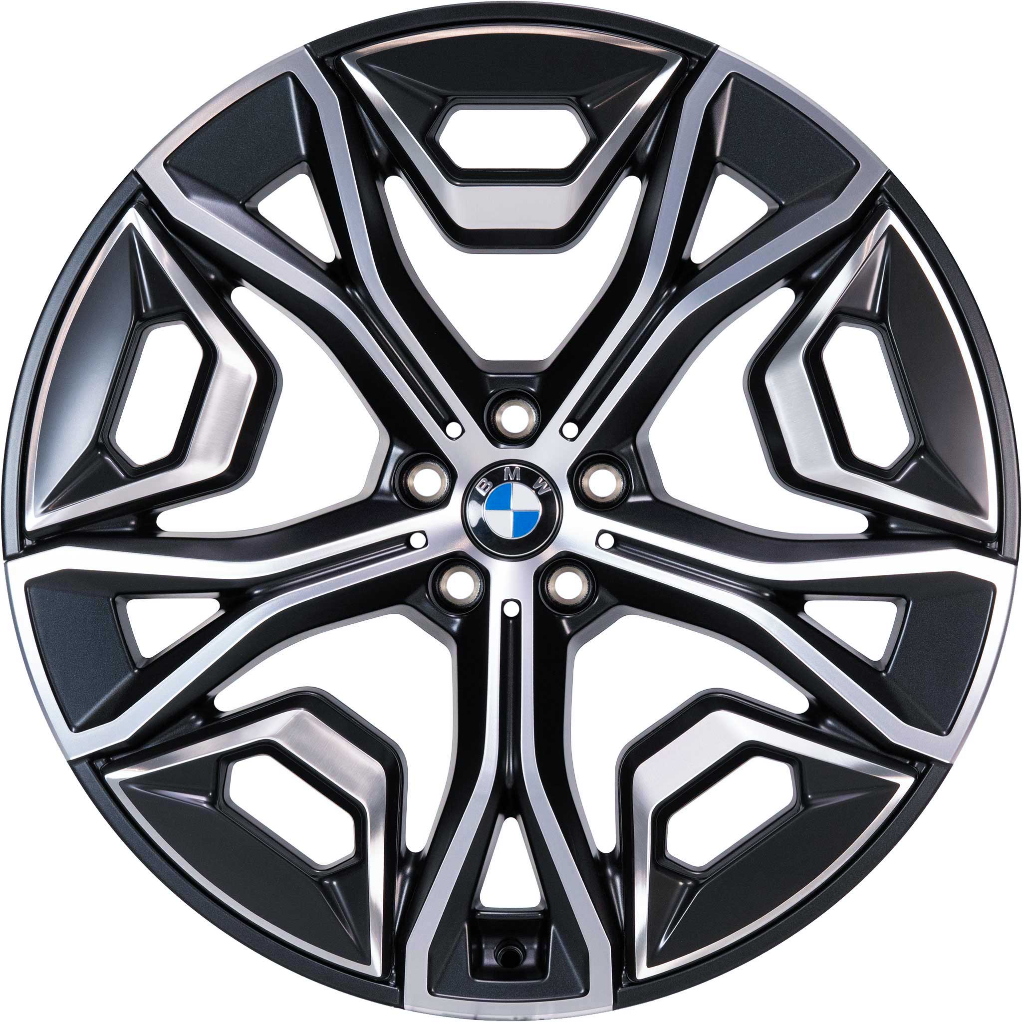 BMW 1021 Frozen Midnight with Bright Turned Alloy Wheel Product Image #1