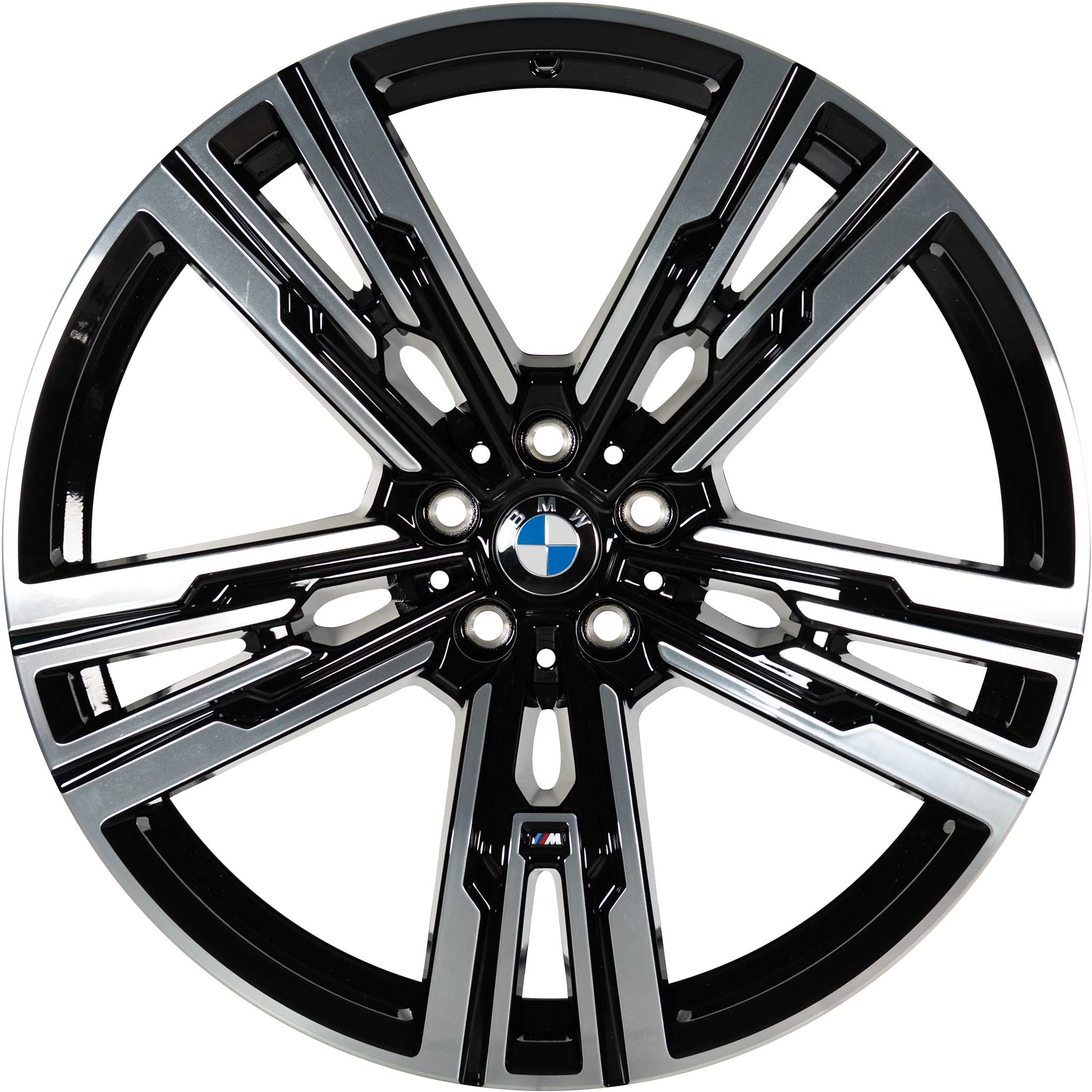 BMW 908M Black II Solid with Bright Turned Alloy Wheel Product Image #1