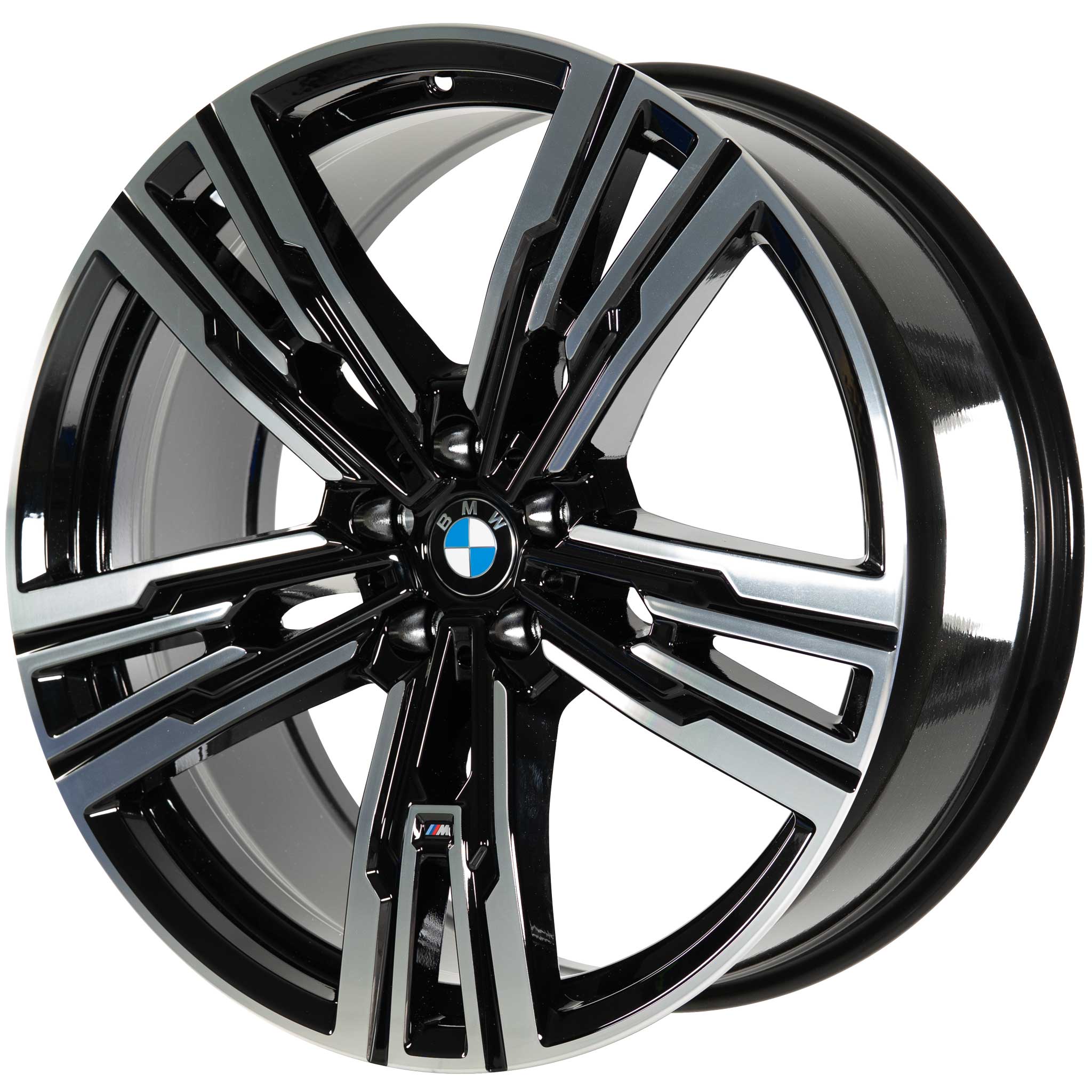 BMW 908M Black II Solid with Bright Turned Alloy Wheel Product Image #2