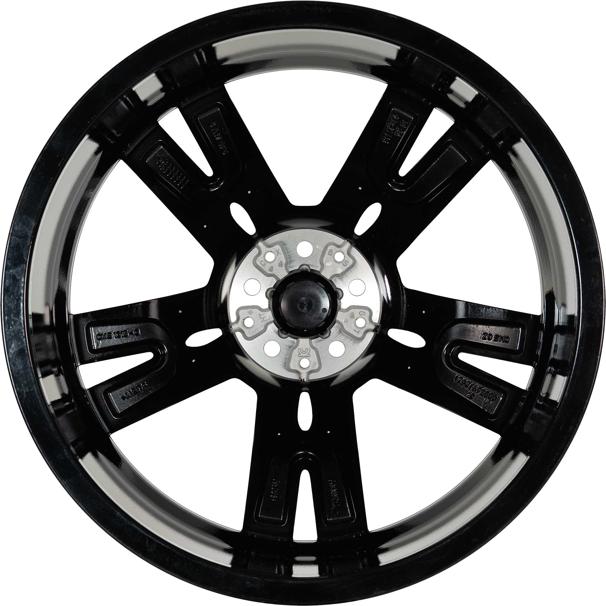 BMW 908M Black II Solid with Bright Turned Alloy Wheel Product Image #3
