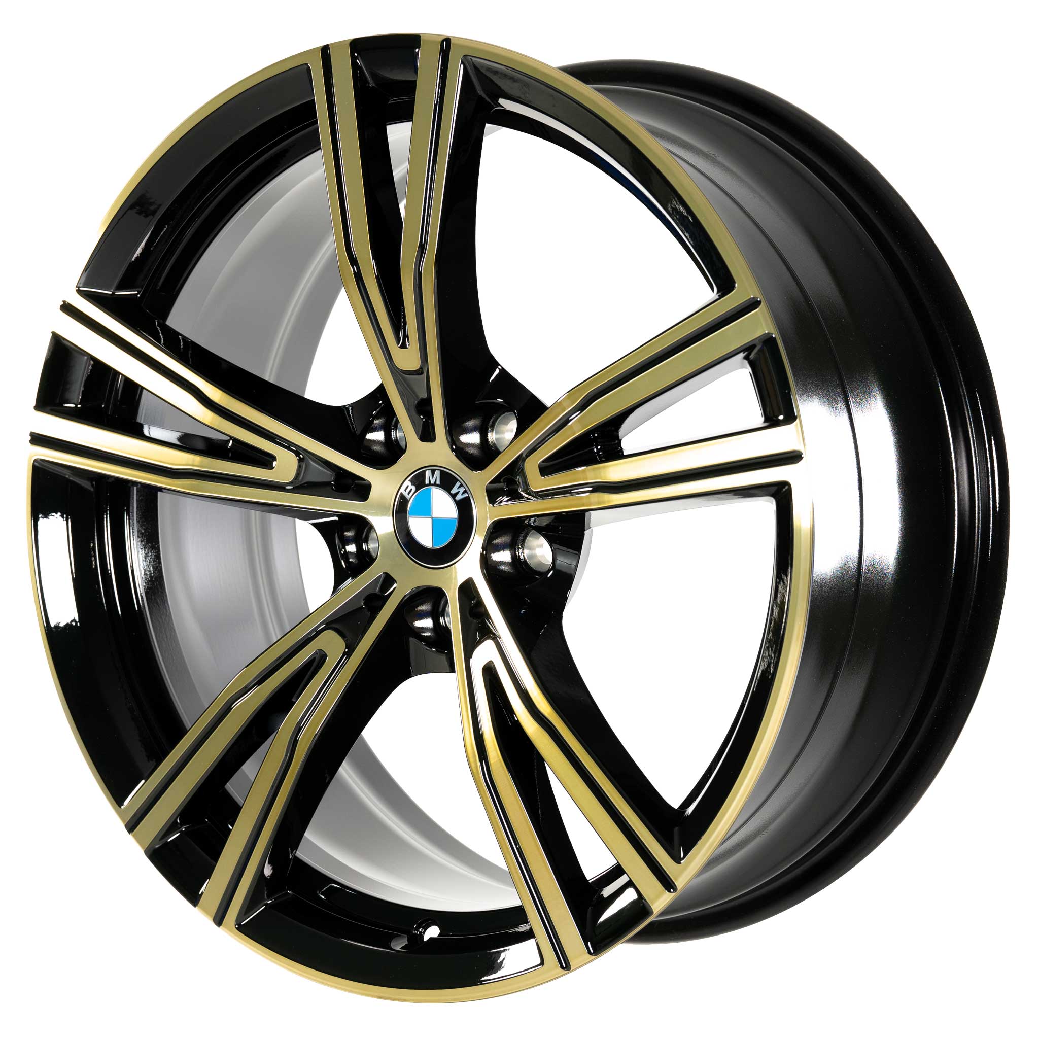 BMW 793 Night Gold with Bright Turned Alloy Wheel Product Image #2