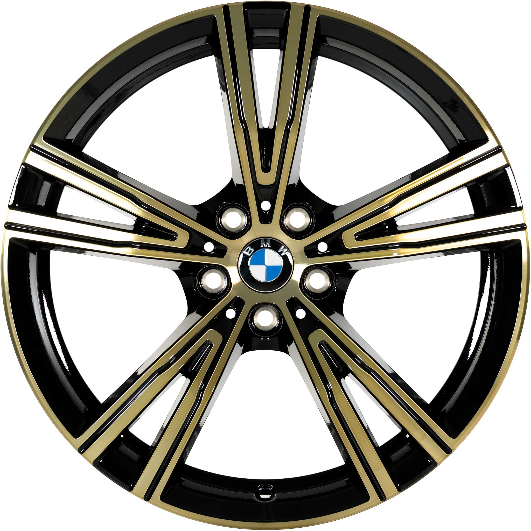 BMW 793 Night Gold with Bright Turned Alloy Wheel Product Image #1