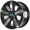 BMW 1012 Midnight Grey with Bright Turned and Silver Inserts Wheel Img 2