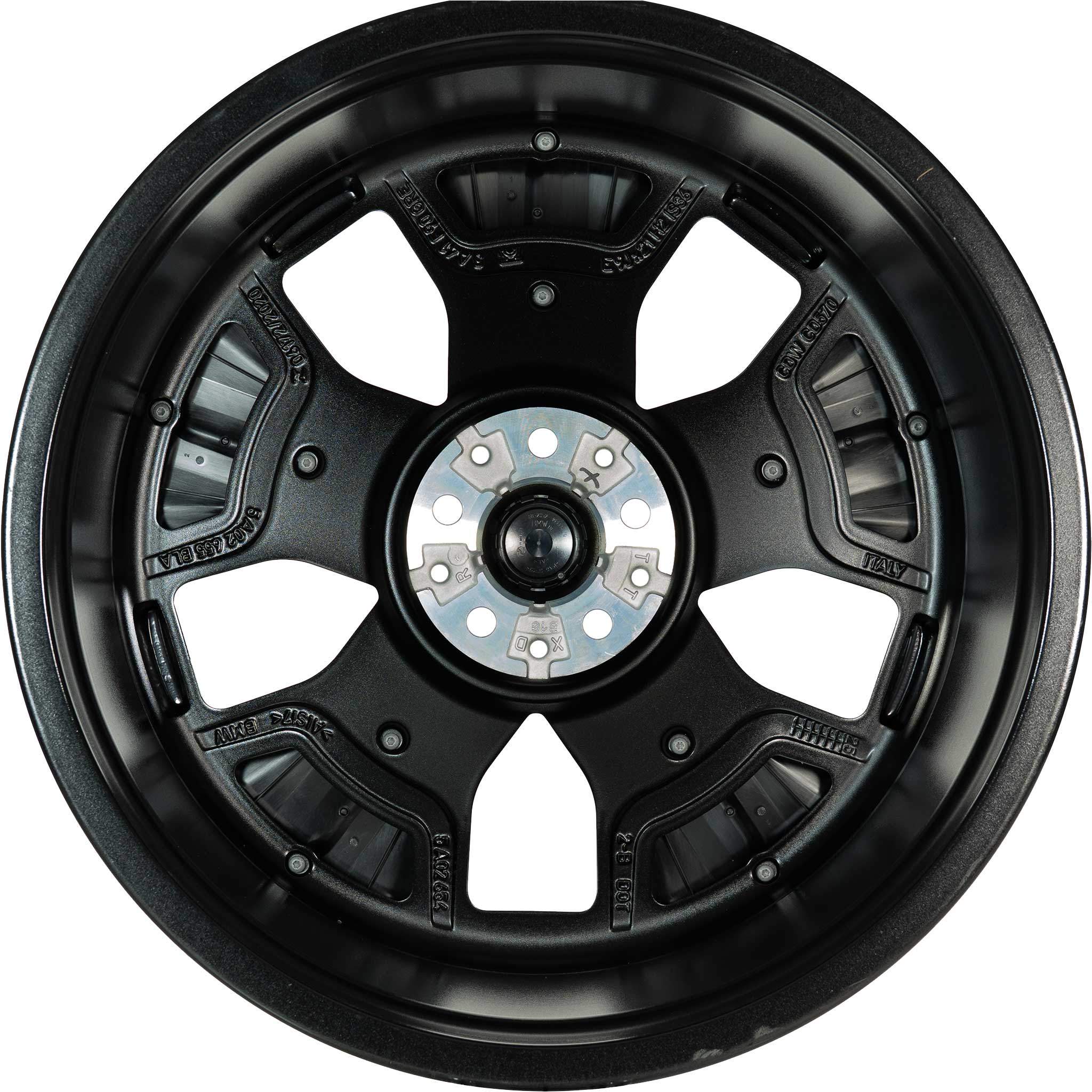 BMW 1012 Midnight Grey with Bright Turned and Silver Inserts Alloy Wheel Product Image #3