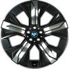 BMW 1012 Midnight Grey with Bright Turned and Silver Inserts Wheel Img 1