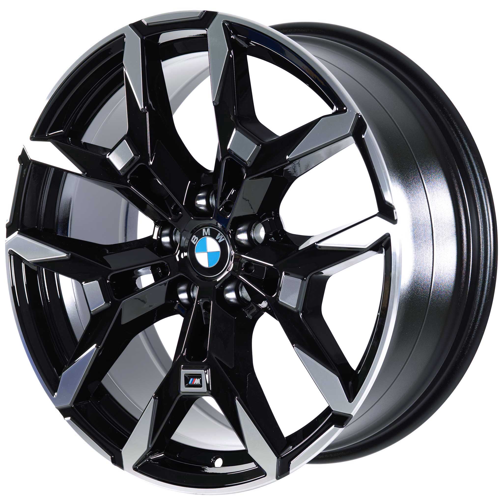 BMW 995M Jet Black Matt with Bright Turned Alloy Wheel Product Image #2