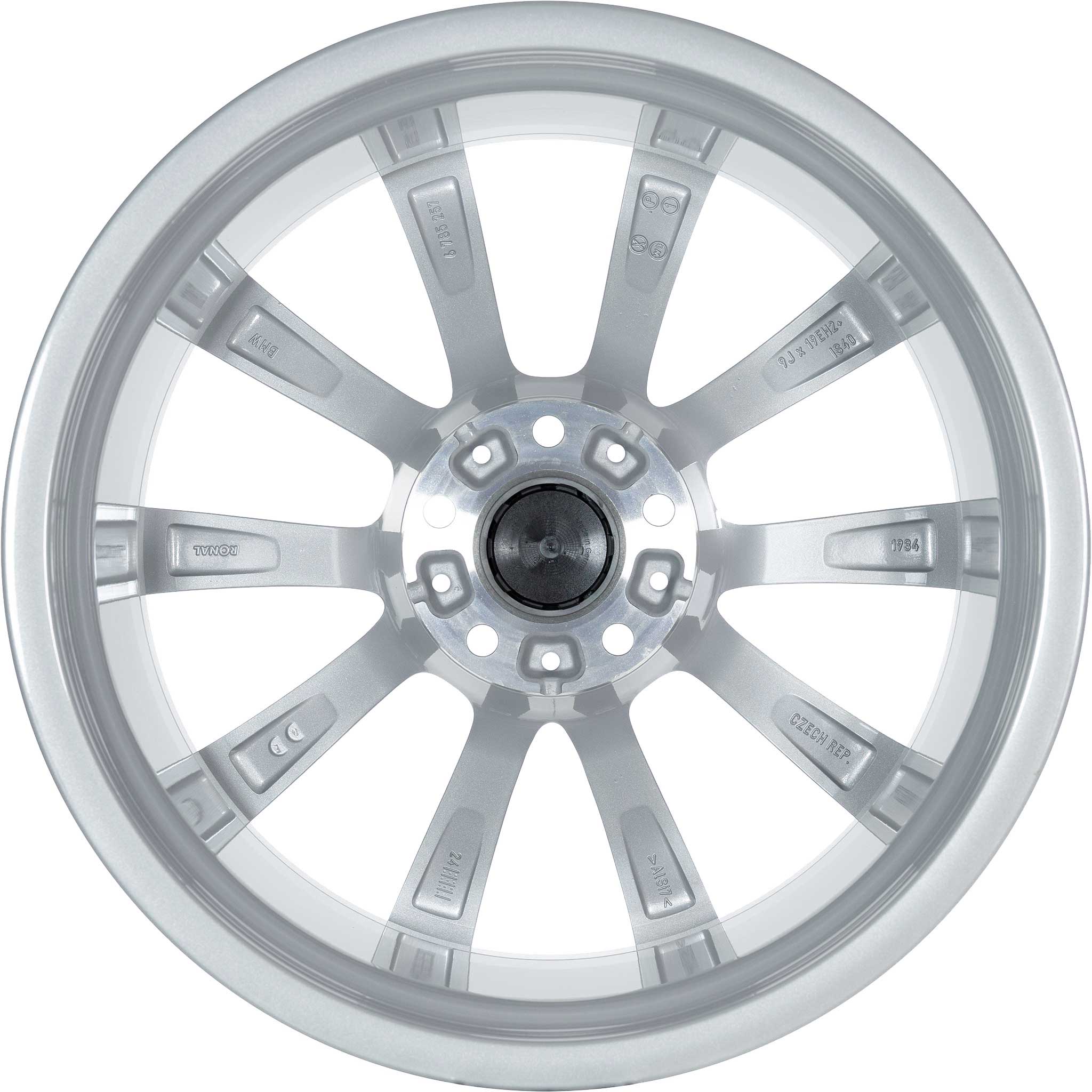 BMW 296 Silver Alloy Wheel Product Image #3