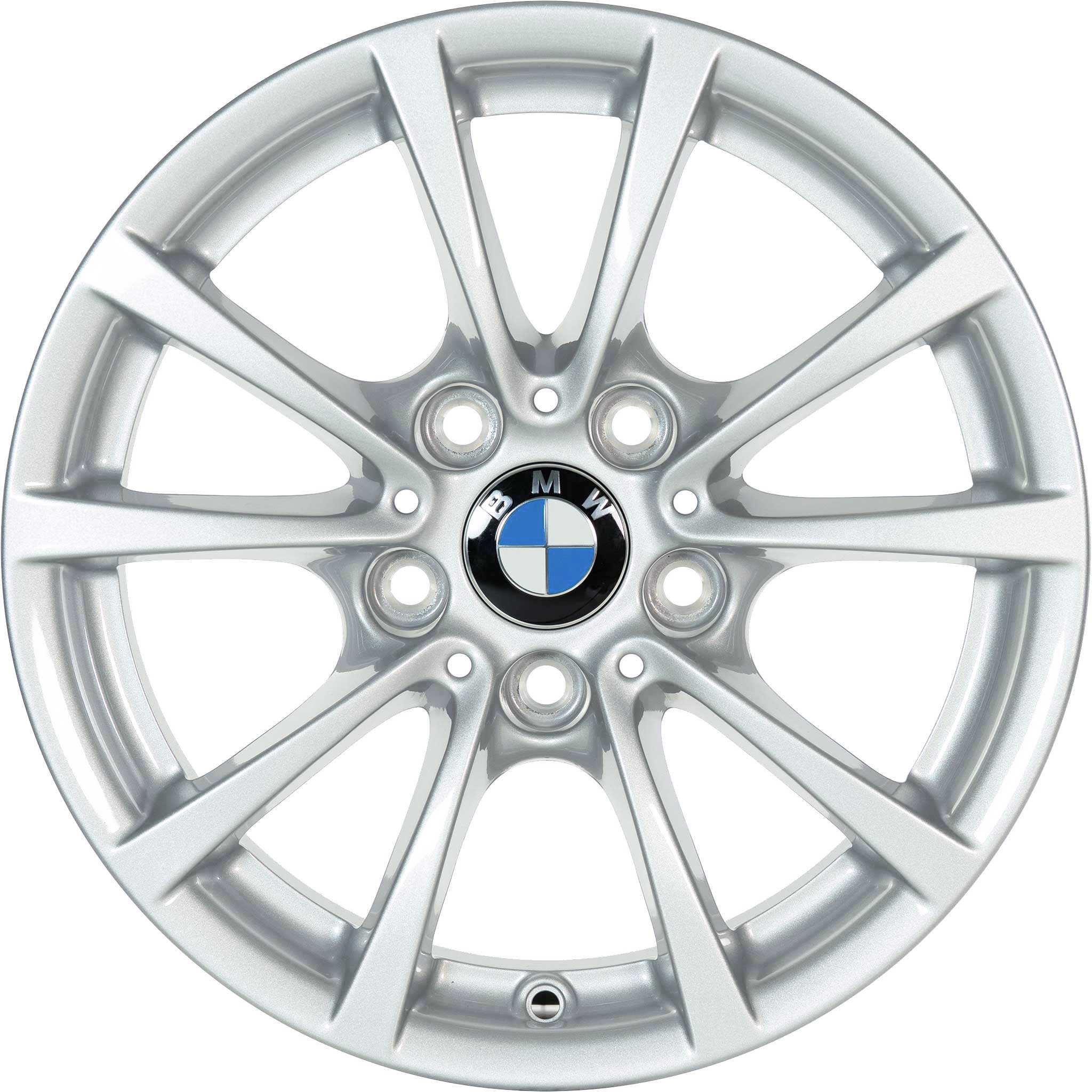 BMW 390 Silver Alloy Wheel Product Image #1
