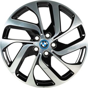 BMW 428 Black with Bright Turned Alloy Wheel for BMW i3 I01 - Sizes 19in