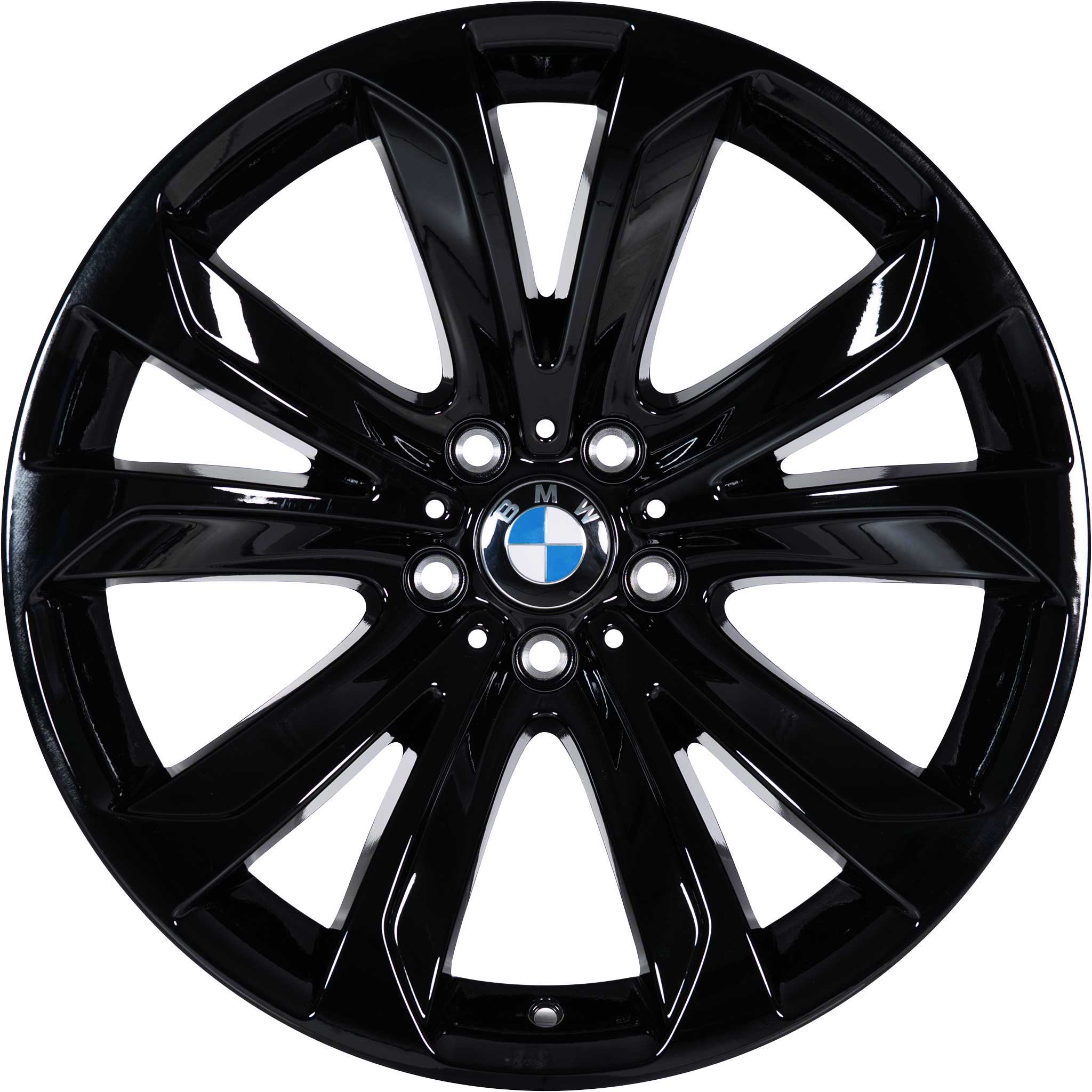 BMW 491 Black with Bright Turned Alloy Wheel Product Image #1