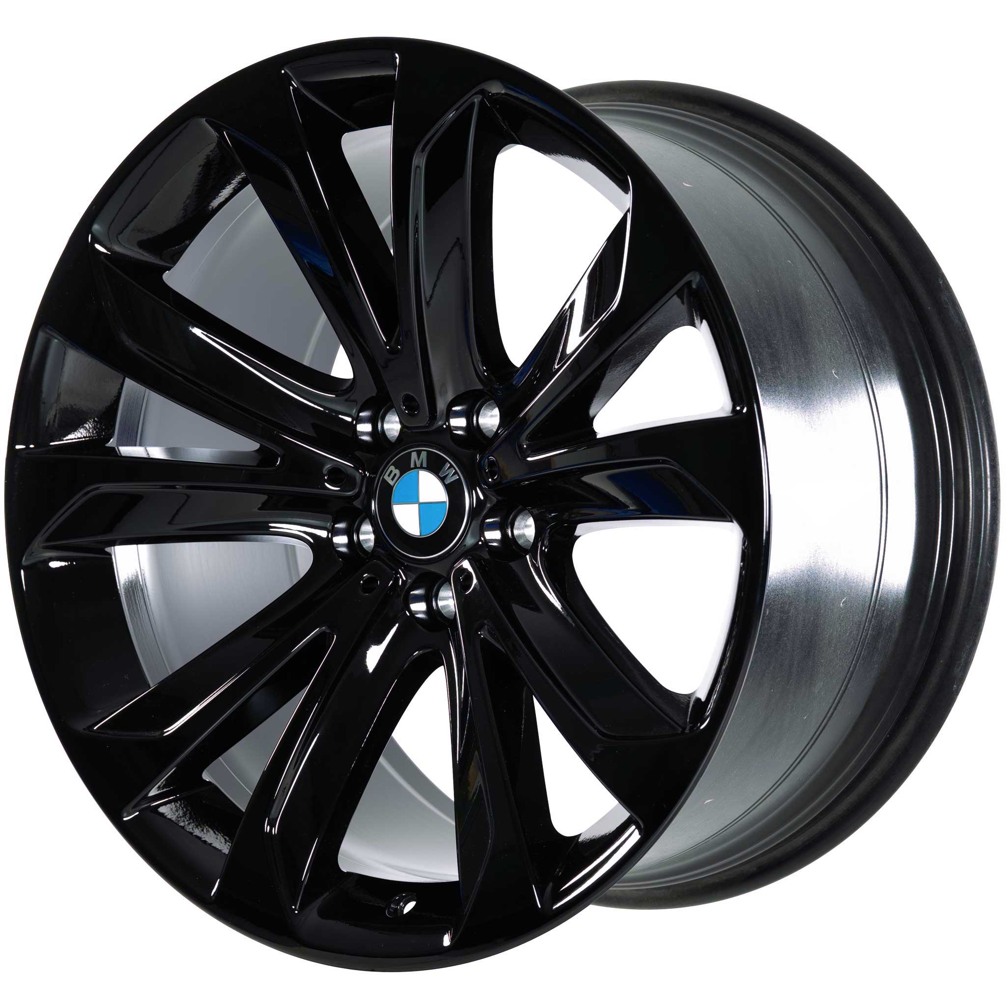 BMW 491 Black with Bright Turned Alloy Wheel Product Image #2