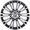 BMW 634 Orbit Grey with Bright Turned Wheel Img 1