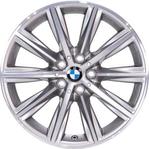 18" BMW 684 Ferric Grey with Bright Turned alloy wheel