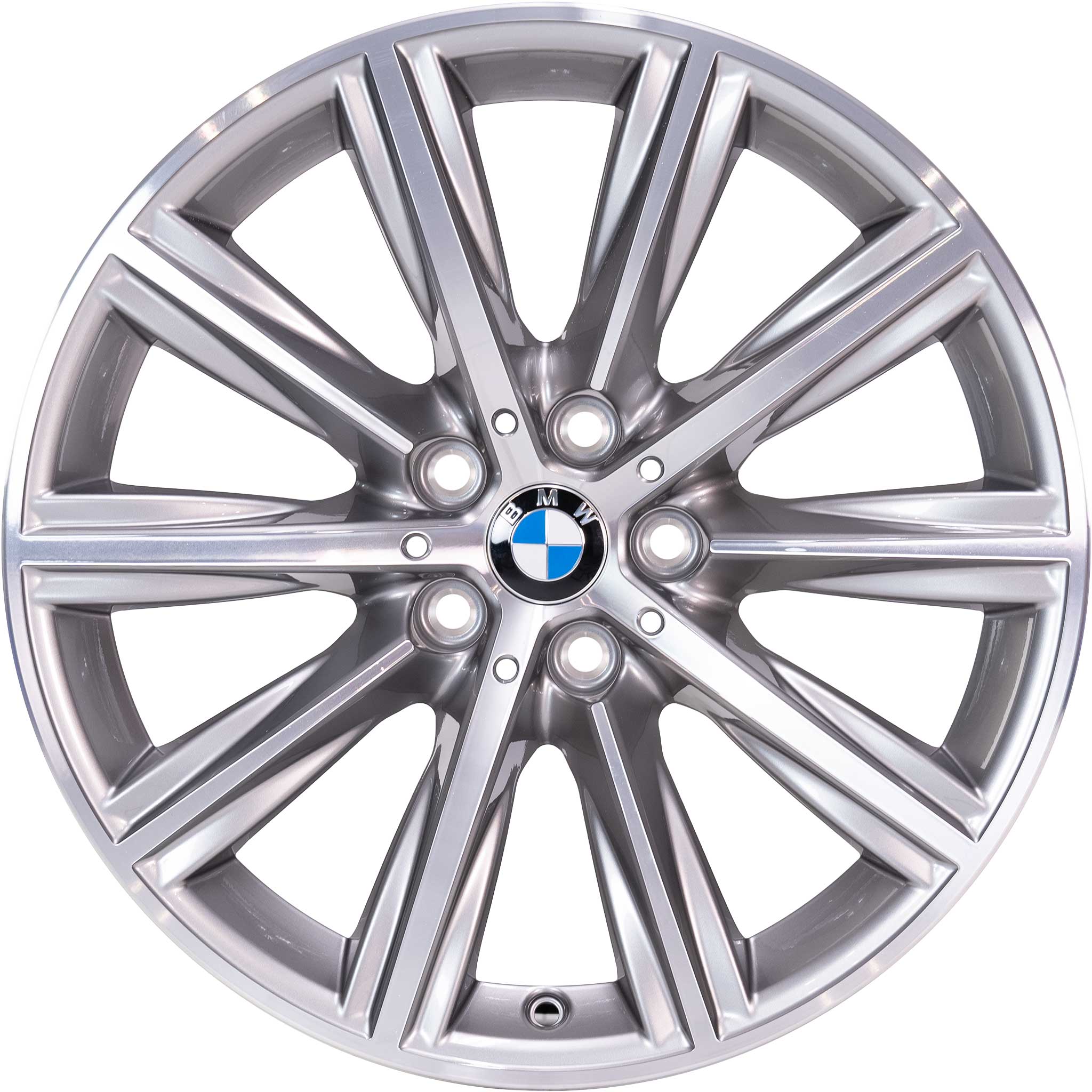 BMW 684 Ferric Grey with Bright Turned Alloy Wheel Product Image #1